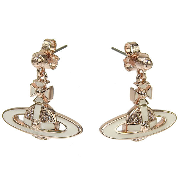 ヴィヴィアンウエストウッド アクセサリー レディース ピアス アウトレット ピンクゴールド×アイボリー NEIL MINI BAS RELIEF EARRINGS 6202014L02G231