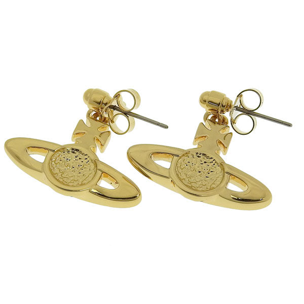 ヴィヴィアンウエストウッド アクセサリー レディース ピアス アウトレット ゴールド×パープル NEIL MINI BAS RELIEF EARRINGS 6202014L02R120