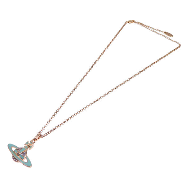 ヴィヴィアンウエストウッド アクセサリー レディース ネックレス アウトレット ローズゴールド×ブルー NEIL MINI BAS RELIEF 6302039P02G191 VIVIENNEWESTWOOD