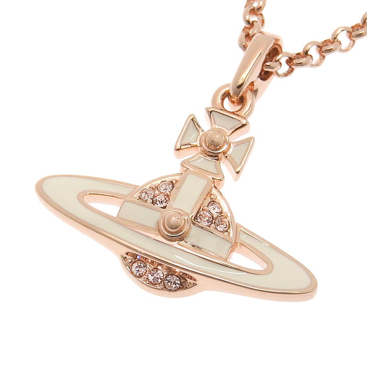 ヴィヴィアンウエストウッド アクセサリー レディース ネックレス アウトレット ローズゴールド×ホワイト MINI BAS RELIEF 6302039P02G231 VIVIENNEWESTWOOD