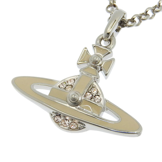 ヴィヴィアンウエストウッド アクセサリー レディース ネックレス アウトレット シルバー×ホワイト NEIL MINI BAS RELIEF 6302039P02P188 VIVIENNE WESTWOOD