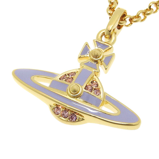 ヴィヴィアンウエストウッド アクセサリー レディース ネックレス アウトレット ゴールド×パープル NEIL MINI BAS RELIEF 6302039P02R120 VIVIENNE WESTWOOD
