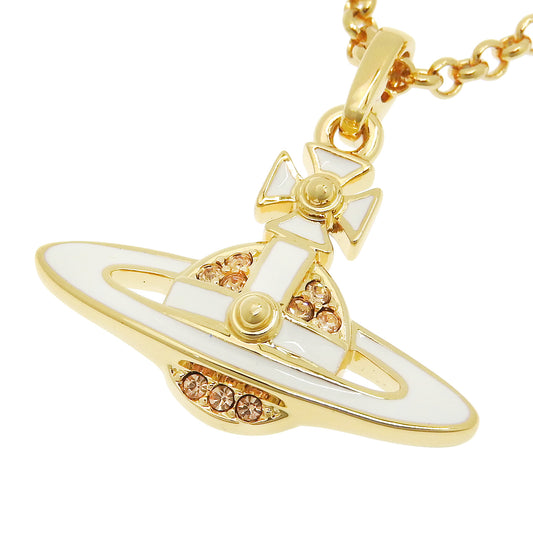 ヴィヴィアンウエストウッド アクセサリー レディース ネックレス アウトレット ゴールド×ホワイト NEIL MINI BAS RELIEF 6302039P02R281 VIVIENNE WESTWOOD
