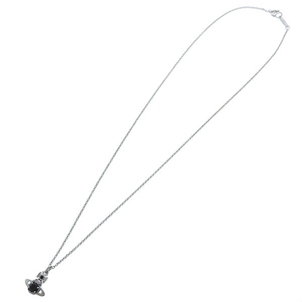 ヴィヴィアンウエストウッド アクセサリー レディース ネックレス アウトレット プラチナム×ブラック MAN.AVALON SMALL BAS RELIEF P NECKLACE 630203EB02P481