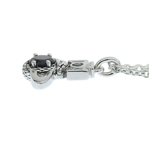 ヴィヴィアンウエストウッド アクセサリー レディース ネックレス アウトレット プラチナム×ブラック MAN.AVALON SMALL BAS RELIEF P NECKLACE 630203EB02P481