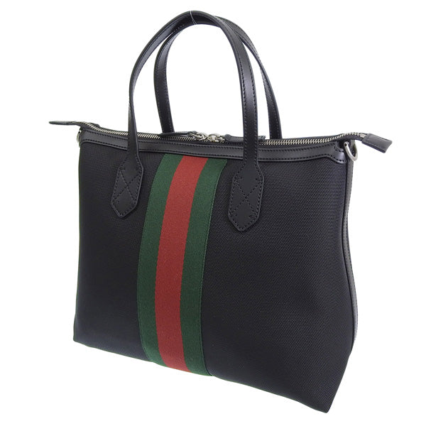 グッチ バッグ レディース 2WAY トートバッグ アウトレット ブラック O TOTE GUC BAND 630923KWT7N1060 GUCCI