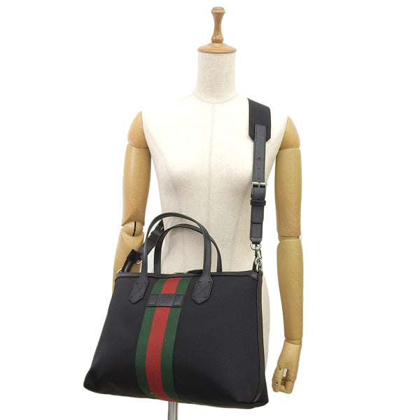 グッチ バッグ レディース 2WAY トートバッグ アウトレット ブラック O TOTE GUC BAND 630923KWT7N1060 GUCCI