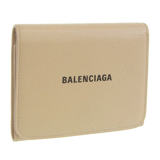 バレンシアガ 三つ折り財布 レディース アウトレット ベージュ 6557431IZI32760 BALENCIAGA　一粒万倍日土日祝も毎日発送します