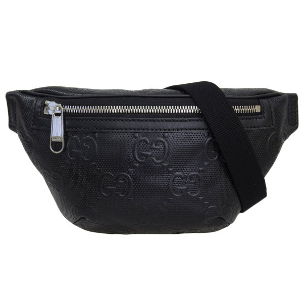 グッチ バッグ メンズ レディース ショルダーバッグ ボディバッグ アウトレット GG レザー ブラック BELTBAG 6585821W3CN1000 GUCCI