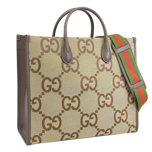 グッチ バッグ メンズ 2WAY トートバッグ ジャンボGGキャンバス ベージュマルチ 678839UKMDG2570 GUCCI A4対応 母の日　土日祝も毎日発送します