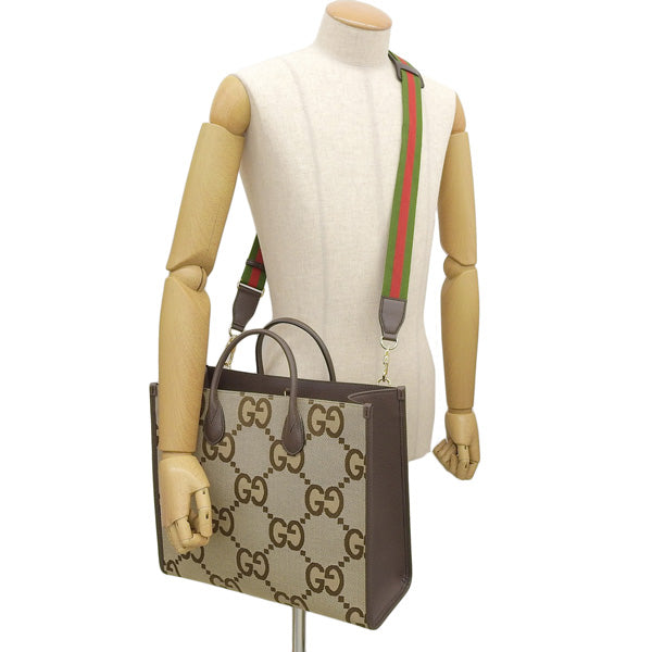 グッチ バッグ メンズ 2WAY トートバッグ ジャンボGGキャンバス ベージュマルチ 678839UKMDG2570 GUCCI A4対応 母の日　土日祝も毎日発送します
