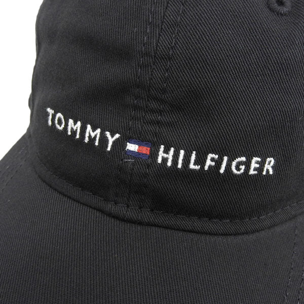 トミーヒルフィガー キャップ 帽子 メンズ レディース OS ブラック AM HILFIGER LOGO CAP 6941823-017 TOMMY HILFIGER