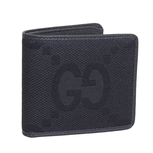 グッチ 財布 メンズ 二つ折り財布 ジャンボGGキャンバス ブラック 699308FABGN1000 GUCCI 母の日　土日祝も毎日発送します