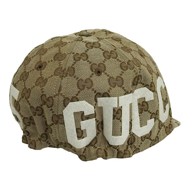 グッチ キャップ レディース メンズ アウトレット ベースボールキャップ 帽子 XL GGキャンバス ベージュ HAT M SOFT BASE 7514004HA0L9777 GUCCI