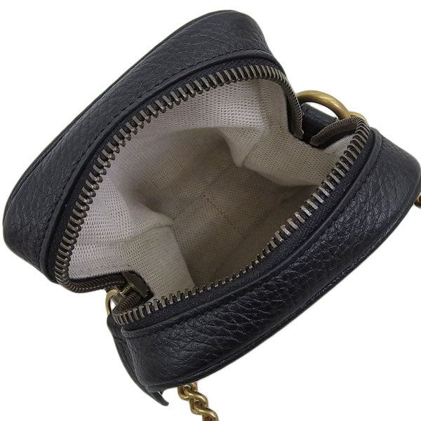 グッチ バッグ レディース ショルダーバッグ アウトレット レザー ブラック O ITEM W/SH.GG 779806A7M0T1000 GUCCI