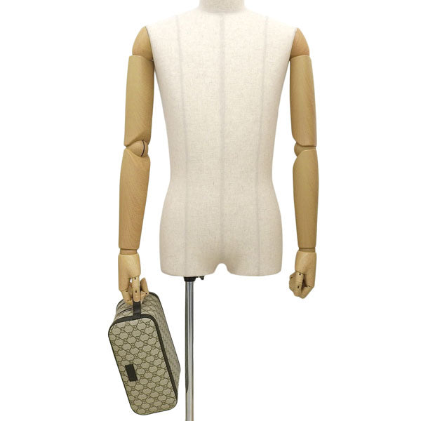 グッチ バッグ メンズ レディース セカンドバッグ アウトレット ベージュ×ブラック O TOILETRY 779861K5RMN9769 GUCCI
