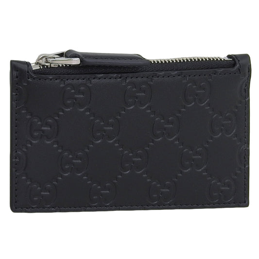 グッチ 財布 メンズ カードケース コインケース アウトレット レザー ブラック O C.CASE(680) 779876CWC1N1000 GUCCI