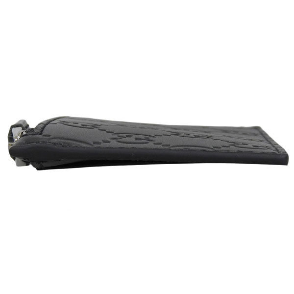 グッチ 財布 メンズ カードケース コインケース アウトレット レザー ブラック O C.CASE(680) 779876CWC1N1000 GUCCI