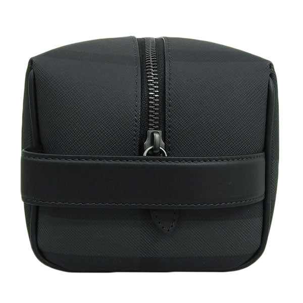 バーバリー バッグ メンズ セカンドバッグ クラッチバッグ トラベルポーチ チャコールグレー MS WASHBAG BRT 8070279-A1208 BURBERRY