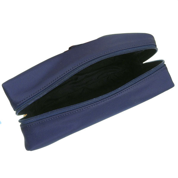 トリーバーチ コスメポーチ 化粧ポーチ レディース アウトレット ナイロン ネイビー MEDIUM NYLON COSMETIC CASE 88367-405 TORY BURCH