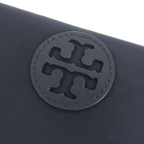トリーバーチ コスメポーチ 化粧ポーチ レディース アウトレット ナイロン ネイビー MEDIUM NYLON COSMETIC CASE 88367-405 TORY BURCH