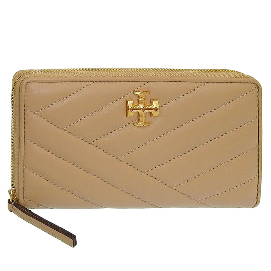 トリーバーチ 財布 レディース 長財布 ベージュ キラ シェブロン ジップコンチネンタルウォレット  KIRA CHEVRON ZIP CONTINENTAL WALLET 90348-251 TORY BURCH