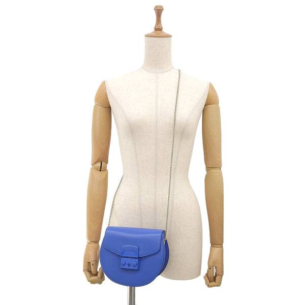 フルラ バッグ レディース ショルダーバッグ レザー ブルー BATJEPOVNC000GH700 FURLA アウトレット 母の日　土日祝も毎日発送します