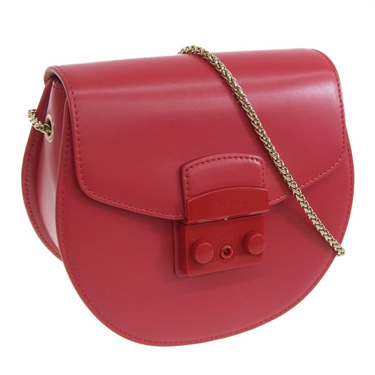 フルラ バッグ レディース ショルダーバッグ レザー レッド BATJEPOVNC000RUB00 FURLA　アウトレット 母の日　土日祝も毎日発送します