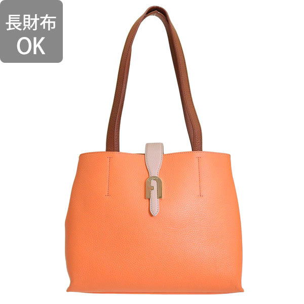 フルラ バッグ レディース トートバッグ アウトレット レザー オレンジ ソフィア FURLA SOFIA-TOTE M BAG BATTPRSHSC0001292S