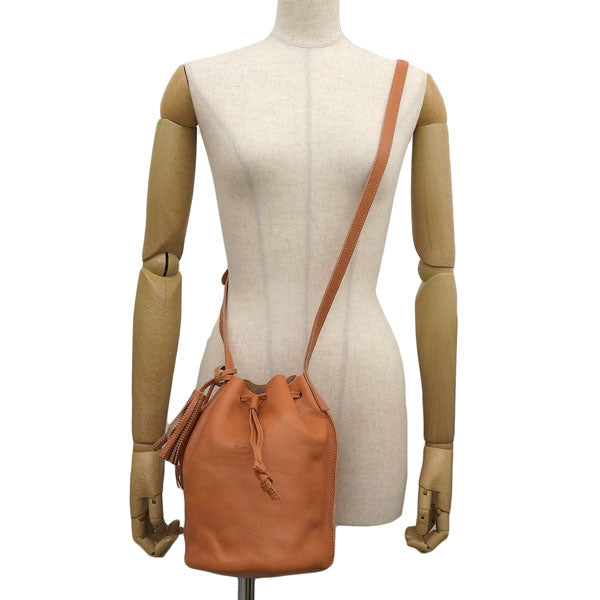 イルビゾンテ バッグ レディース ショルダーバッグ レザー キャラメル BBU006PV0001CA114B IL BISONTE 母の日　土日祝も毎日発送します