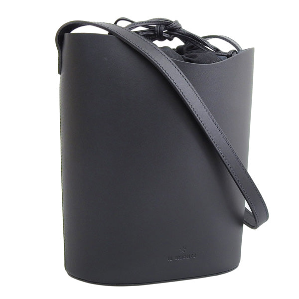 イルビゾンテ バッグ レディース ショルダーバッグ レザー ブラック BBU025PV0041BK253X IL BISONTE 母の日　土日祝も毎日発送します