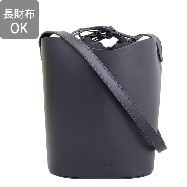 イルビゾンテ バッグ レディース ショルダーバッグ レザー ブラック BBU025PV0041BK253X IL BISONTE 母の日　土日祝も毎日発送します