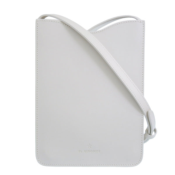 イルビゾンテ バッグ レディース ショルダーバッグ レザー ホワイト BCR325PV0041WH184B IL BISONTE 母の日　土日祝も毎日発送します