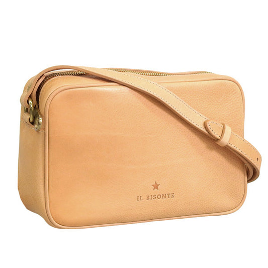 イルビゾンテ バッグ レディース ショルダーバッグ レザー ベージュ BCR327PV0001NA262B IL BISONTE 母の日　土日祝も毎日発送します