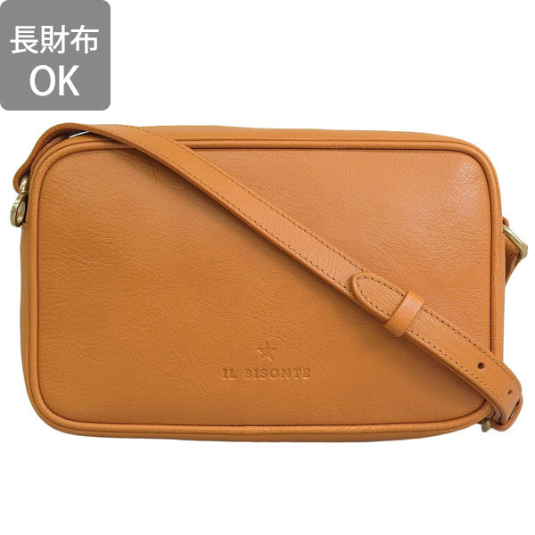 イルビゾンテ バッグ レディース ショルダーバッグ レザー オレンジ BCR327PV0001OR178B IL BISONTE 母の日　土日祝も毎日発送します