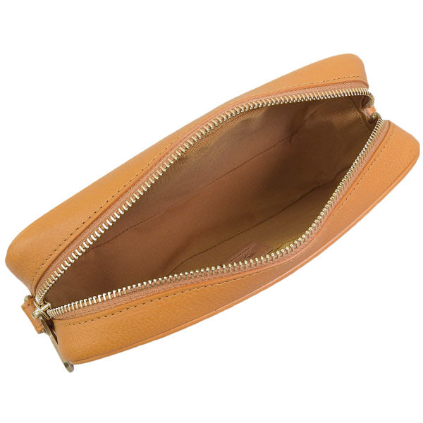 イルビゾンテ バッグ レディース ショルダーバッグ レザー オレンジ BCR327PV0001OR178B IL BISONTE 母の日　土日祝も毎日発送します