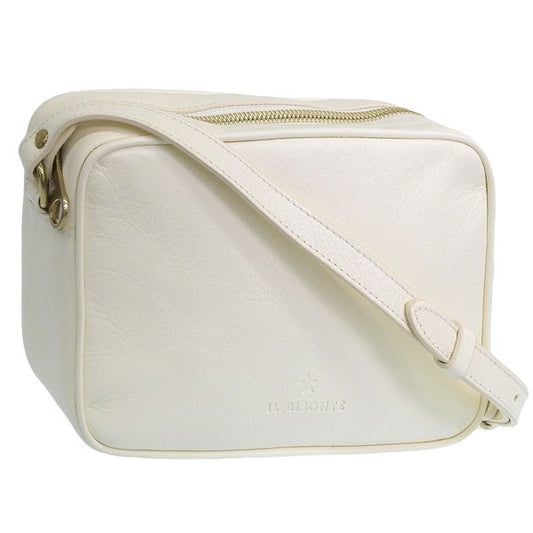 イルビゾンテ バッグ レディース ショルダーバッグ レザー ホワイト BCR327PV0001WH178B IL BISONTE 母の日　土日祝も毎日発送します
