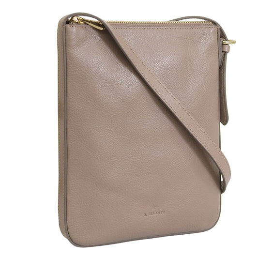 イルビゾンテ バッグ メンズ レディース ショルダーバッグ レザー グレー BCR344PV0001CY273 IL BISONTE 母の日　土日祝も毎日発送します