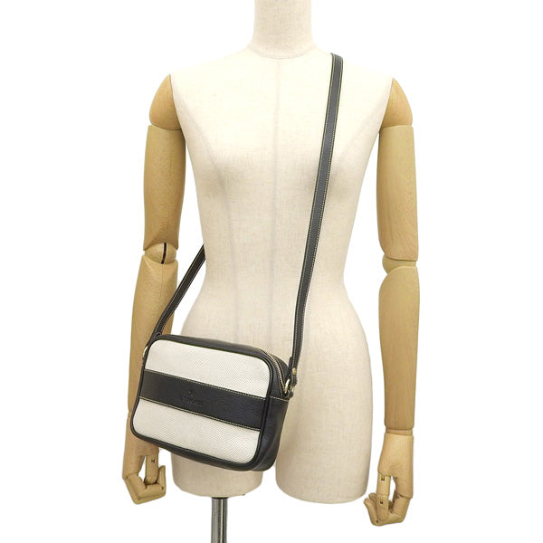 イルビゾンテ バッグ レディース ショルダーバッグ キャンバス レザー ベージュ×ブラック BCR351TCV005NA203 IL BISONTE 母の日　土日祝も毎日発送します