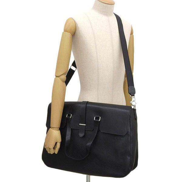 イルビゾンテ バッグ メンズ 2WAY トートバッグ レザー ブラック BDU039PO0001BK180N IL BISONTE A4対応 母の日　土日祝も毎日発送します