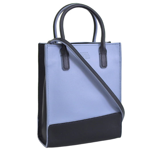 イルビゾンテ バッグ レディース ショルダーバッグ レザー ブルーブラック BHA009PI0008BK260P IL BISONTE 母の日　土日祝も毎日発送します