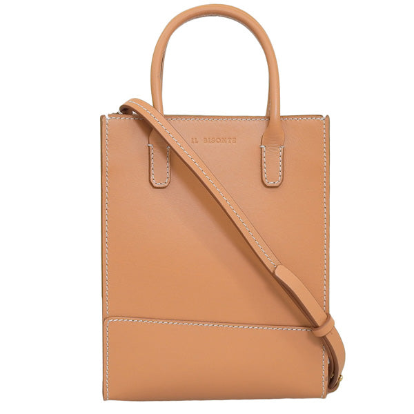 イルビゾンテ バッグ レディース ショルダーバッグ レザー ナチュラル BHA014PV0041NA198H IL BISONTE 母の日　土日祝も毎日発送します