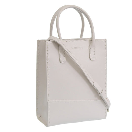 イルビゾンテ バッグ レディース ショルダーバッグ レザー ホワイト BHA014PV0041WH185H IL BISONTE 母の日　土日祝も毎日発送します