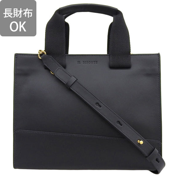 イルビゾンテ バッグ レディース ショルダーバッグ レザー ブラック BHA015PV0041BK253H IL BISONTE 母の日　土日祝も毎日発送します