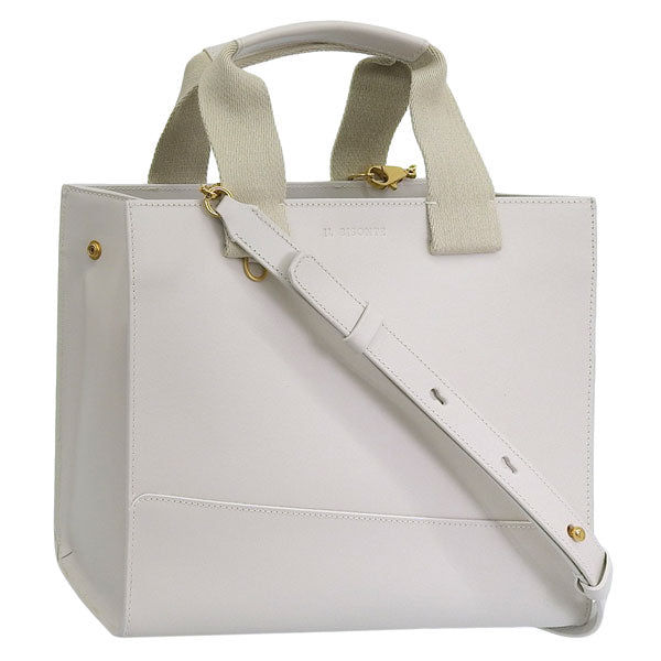 イルビゾンテ バッグ レディース ショルダーバッグ レザー ホワイト BHA015PV0041WH185H IL BISONTE 母の日　土日祝も毎日発送します