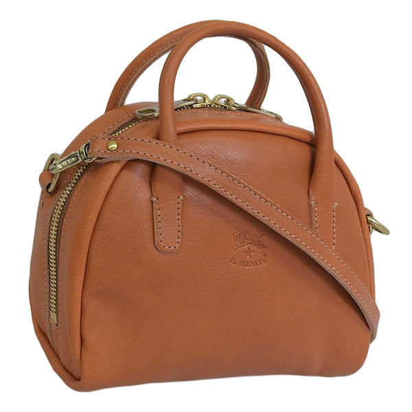 イルビゾンテ バッグ レディース 2WAY ショルダーバッグ レザー キャラメル BHA019PV0001CA115B IL BISONTE 母の日　土日祝も毎日発送します
