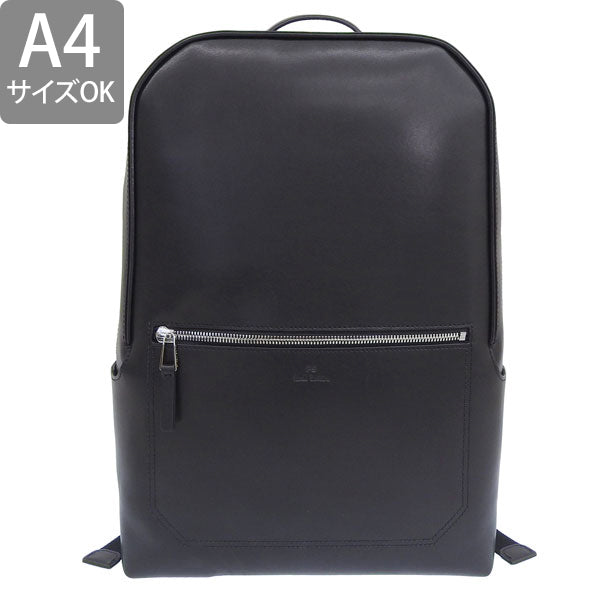 ポールスミス バッグ メンズ リュック リュックサック バックパック アウトレット レザー ブラック 大容量 ビジネス BMB173-10 PAUL SMITH A4対応