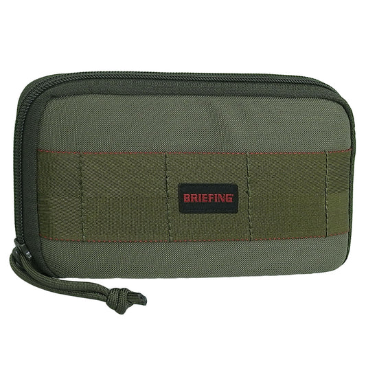 ブリーフィング 財布 メンズ レディース 長財布 アウトレット オリーブ QL ROUND WALLET L BOA201A07-067 BRIEFING