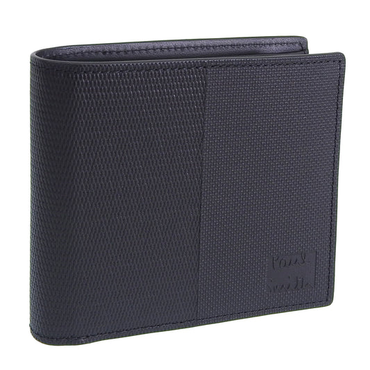 ポールスミス 財布 メンズ 二つ折り財布 アウトレット レザー ブラック BPS744-10 PAUL SMITH
