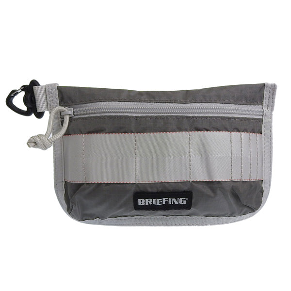 ブリーフィング 小物 メンズ レディース ポーチ アウトレット ライトグレー VIROBLOCK GLOVE＆MASK POUCH BRG211G22-015 BRIEFING 母の日　土日祝も毎日発送します